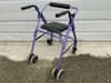 Four Wheel Walker Rollator With Fold Up Back Support