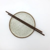 Small White Speckle Glazed Plate