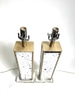 Brass and Antique Mirror Lamp