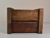 Wood Crate w/ Slated and Solid Sides