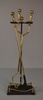 Brass Fireplace Tool Set: 2 tools w/ Stand