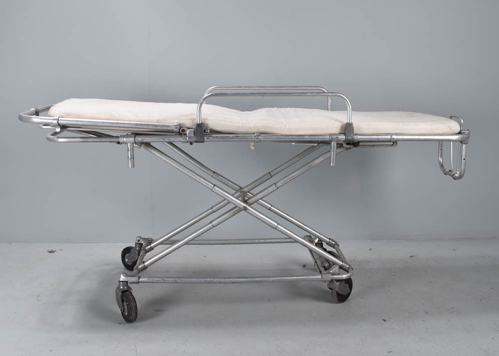 Old ambulance deals stretcher