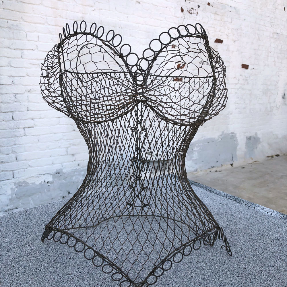 Wire corset sculpture, For Rent in Brooklyn