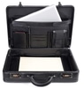 N/D Leather Briefcase with Laptop Compartment