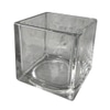 MISART-Short Square Glass Vase