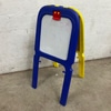 Kids' Blue and Yellow Chalkboard Easel
