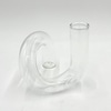 Coiled Clear Glass Bud Vase