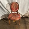 Rustic Velvet Balloon Back Chair