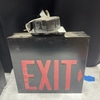 Vintage Illuminated Exit Sign Doubly Sides