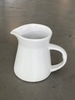 White Ceramic Spouted Creamer