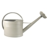 Watering Can; Galvanized steel, putty beige matt finish,