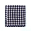 Purple Gingham Linen Tea Towel