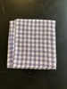 Purple Gingham Linen Tea Towel