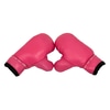 Mini Boxing Gloves; Pink, leather, decoration/display