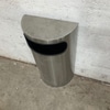Stainless Steel Semi-Circular Trash Can