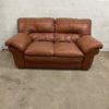Vintage Brown Leather Sofa
