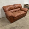 Vintage Brown Leather Sofa