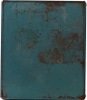MT064 - Surface metal  distressed metallic blue green square