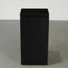 Black Laminate Display Pedestal with Swivel Top.