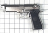 Replica - Beretta 92, Silver Pistol