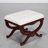 Contemporary French Style Cerule Bench Stool