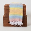 Mexican Blankets, Blue Yellow Pink