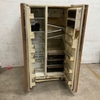 Vintage Beige Double Door Refrigerator