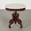 Victorian Mahogany Marble Top Side Table