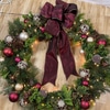 Festive Red and Green Christmas Wreath