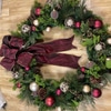 Festive Red and Green Christmas Wreath