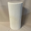 Tall White Oval Pedestal