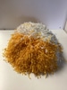 Large Yellow and White Pom Pom