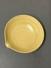 Grainy Yellow Beige Ceramic Plate w/ Spout
