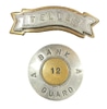 Period Bank Guard Badges x4 Teller (Gold) x6 Teller (Black) x8