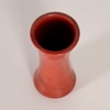 Rust Hourglass Shaped Vase