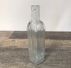 Tall Square Ribbed Bud Vase