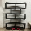 Modern Black Geometric Bookshelf