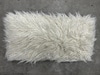 White Fur Lumbar Pillow