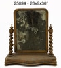 Tabletop Mirror, spiral supports