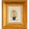 Yellow Flowers Vintage Oil Painting
