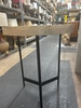 Wood side table