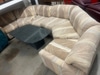 Tan Pattern Sectional Sofa