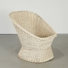 White Wicker Garden Lounge Chairs