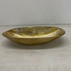 Gold hammered boat
