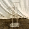 Clear Acrylic Display  Pedestals