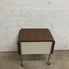 Vintage Folding Table on Wheels