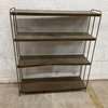 Rustic Wooden Industrial Shelf