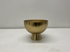 Gold Metal Pedestal Bowl