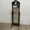 Antique Wooden Cheval Mirror