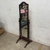 Antique Wooden Cheval Mirror